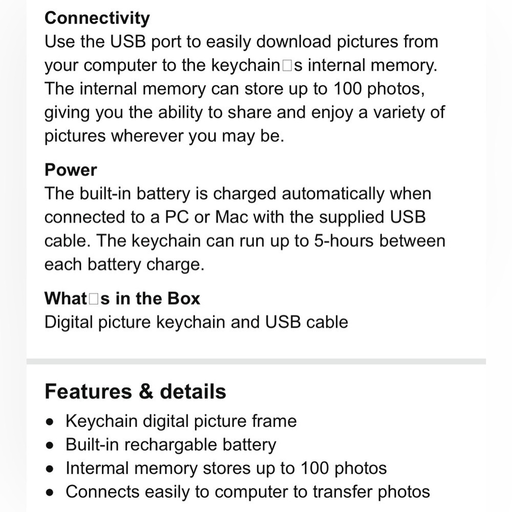 Smartparts Digital Picture Viewer with Key Ring - Picture 13 of 13